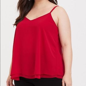 Torrid Red Sophie Tank size 3